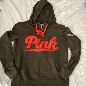 Pink Victoria secret hoodie sweater